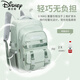 迪士尼（Disney）初中生书包女中学生大容量多隔层轻便耐用小学生减负护脊背包双肩 【升级护脊】13063海盐蓝+送可爱