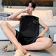 VTT男睡衣夏季无袖纯棉薄款背心短裤家居服宽松套装大码可外穿 V背心短裤：OMM13063 L