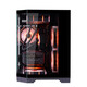 Wanjiagu Yongzhe MINI white (no A-pillar) computer case desktop MATX sea view room 240 integrated water-cooled full-side transparent ITX desktop Dreamer black (MATX motherboard/360 water-cooled position)