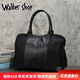 Bolsa de viaje de Walker Shop [cuero de vaca de primera capa seleccionado] Nuevo nylon de agua oxford de nylon manch