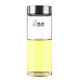 Copa de vidrio de una sola capa de Heenoor Copa de agua para hombres Copa de té portátil Copa de té portátil XN-6015 6016 6017 6196 Color original-530 m+ Tapa de tapa de cuero Cazón de cubierta de cubierta