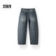 Semir Wang Anyu same style丨Jeans men's retro scimitar pants 25 winter trousers denim pants 109725124107