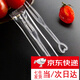 Original concept of disposable fruit fork, 200 pieces of fruit picks, food-grade children's desserts, cakes and snacks, transparent independent packaging, disposable fruit forks, independent packaging - 200 pieces