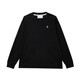Jack Jones (Jack/Jones) 25 años Camiseta de manga larga de otoño para hombres Camiseta de la base de la base bordada del color sólido para hombres (175)
