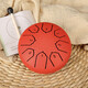 
4-inch 8-tone ethereal drum mini steel tongue drum genuine professional-grade forget-you-go for beginners children and students percussion instrument 4-inch red (drum hammer + music score)