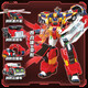 Show high-end card fighter 3 toys children's car transforming mecha robot King Kong Thunder King S boy's birthday gift dazzling card fighter 3 reloaded Red Soul King - new products in stock quickly