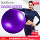 SooGree yoga ball thickened explosion-proof adult fitness sports ball body shaping training Pilates elastic ball balance ball 60cm yoga ball 60cm/155-175cm
