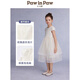 PawinPaw shopping mall same style cartoon bear children's clothing 25 spring and summer new girls festival dress dress Ivory ivory/39 110