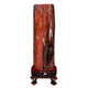 Moyun auténtico Xinjiang Natural Wood Wood Fossil Jade Jade Silicada Madera Cruda Piedra creada Decoración del hogar chino Piedra Ornamental Orange Rojo No. 695 2280