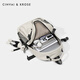 Cinvaikrose offizieller Campus -Rucksack für Frauen 2025 Neue Kapazität Multi -Layer Junior High School Schüler Rucksack Schulbag Geburtstagsgeschenk Beige - CK Schoolbag Geschenk für Mädchen Freundin