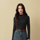 Shi Fanli ('Seifini) [Sótano de King of Lily del Valle] Shi Fanli Madera de madera Sweater de cuello de medio árbol 25 Autumn New Sweater Fino Sandalwood Gray S Gray S