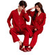 Victoria's Secret Silk Striped Couple's Pajamas Red Men's and Women's Pajamas New Year's Eve Home Wear Set 25 New Black XL Men