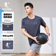 Jordan short-sleeved men's T-shirt men's summer thin sports quick-drying clothes round neck ice silk casual running top fitness clothes