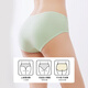 Deer Beauty Damenunterwäsche Damen 10A Antibakterieller Schritt Xinjiang-Baumwolle Mittlere Taille Nahtlos Luck Girls Four Seasons Große Größe Dreiecksshorts