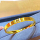 The official 9999 yellow-plated pure gold bracelet for women's new fashion brushed diamond pattern solid gold bracelet for 60 inner diameter suitable for 100-110 Jin [Jin equals 0.5 kg] wear 16 grams [counter] 15,888 yuan