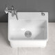 
Jiumu balcony washing mop pool ceramic with faucet hole integrated high foot household bathroom mop pool floor basin tank large size 13751X35 control + sitting spray gun single cooling