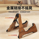 SUPUG solid wood guitar rack vertical bracket household foldable guitar placement rack violin ukulele floor stand combination folding A-frame color + guitar foot stool