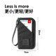 
msquare anti-theft passport clip air ticket certificate storage bag portable bag RFID travel abroad waterproof anti-theft passport clip black