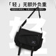 Warrior crossbody bag men's shoulder bag men's and women's trendy brand large capacity shoulder bag student couple casual sports small back alas Black [with astronaut pendant]
