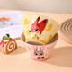 Disney children's cartoon bowl Judy Nick Crazy Zootopia new underglaze color rice bowl noodle bowl large capacity bowl Nick hat bowl single
