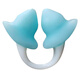 Pulian Swimming Nose Clip Silicone Earplugs Anti-choking Nasal Congestion Diving Artifact Children's Set Baby Bath Supplies Medium (M) Sky Blue