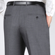 Blankproject International Light Luxury Maulbeer-Seidenhose für Männer, die ohne Falten und bügeln Sommer dünne lockere Hochverkleidungshose 9207 Schwarze Streifen [Sommer] Dünn 29 [2 Fuß 2 Taille]