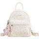 Ailuxi -Rucksack für Frauen Reisen hellweiß Weiß Souffle Puppy College Studenten Schoolbag Großkapazität kleiner Rucksack Milchshake Weiß