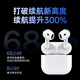 Huaqiangbei top-end exclusive hot-selling 100w official version Air4 generation Bluetooth headset wireless noise reduction semi-in-ear pods headset adapted to Apple iPhone16promax/15/14 original full-featured noise reduction version spatial audio + sliding tuning + renamed positioning + hot-selling million