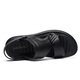 Goldene Affen Sandalen Herren 2025 Neue große Strandschuhe Sommer atmungsaktive Schuhe Outdoor Fashion Casual Schuhe Schwarz 46
