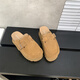 S.Sofea Birkenstock-Schuhe für Frauen im Frühjahr und im Sommer erhöhten Kork-Sohle Mules Retro-Stil 677-2 Aprikosenkamelfarbe 37