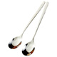 Yilan spoon soup and rice spoon 304 stainless steel food grade complete tableware Korean round spoon corrosion-resistant and rust-resistant 2 pieces