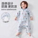 
Jingqi (JOYNCLEON) baby summer thin clothes pure cotton jacquard boy and girl baby seven-quarter sleeve home clothes onesie children pajamas cloud adventure [seven-quarter sleeve-leg split style] 90cm
