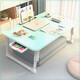 MPPMCK dormitory bed folding small table bed table laptop desk bed bed bed bed bed bed bed bed bed bed bed sitting on the dormitory study Pearl white + three gear lift 60x40-US model 14066