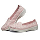 Skechers Damenschuhe Sommer 2025 Neue Sandalen mit atmungsaktiven Hausschuhen weicher Sohle leichter Schock absorbieren lässige Schuhe Lochschuhe 14697-PKW/Pink-White 40