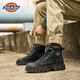 Dickies Botas Martin para hombre Botas de moda para hombre Botas cómodas para exteriores Botas de cuero Botas de trabajo de estilo británico para hombre Negro 43