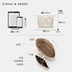 
CinvaiKrose shoulder bag women's 2025 new autumn and winter large capacity hollow tote bag commuting women's bag birthday gift cream white [gift for girlfriend, wife and girls]
