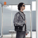 Men's crossbody bag high-end Guangzhou luggage multi-functional water-repellent crossbody shoulder bag new product nylon men's bag khaki