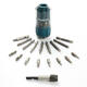 Geyunmao's original household cross-batch set magnetically extended electric screwdriver head, electric drill bit hexagon, retractable magnetic bit 26 set (B-4877