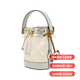Tory Burch Dragon Jahr Kapsel Serie T Monogramm Abnehmbar dekorative Kordelkordel geschlossene Jacquard Leder Wasser Grundpaket (Bake + Dust Bag)