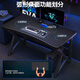 Quanpinwu computer desk desktop e-sports table game double desk desk workbench home bedroom long table and chairs