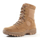 3514 Kampfstiefel Herren -Trainingschuhe High Top Tactical Boots Side Reißverschluss -Stiefel neuer Stil brauner Outdoor -Wüstenstiefel Brown 44