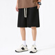 
Jeanswest heavy shorts men's 2025 new summer loose casual versatile five-match pants make you look taller and slim straight sports mid-sports pants light rice (free pants with lower left in front) L 175/(weight 120-140Jin [Jin equals 0.5 kg])