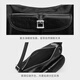 CHARLES&KEITH25夏季新品复古油蜡皮单肩斜挎腋下包CK2-20782621 Noir黑色 S