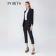 PORTS Women's Commuting Versatile Blazer LM8J025MFF064 Black Stripes 4