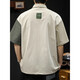 Jiujiu Wang Jiumu Wang Shirt à manches courtes pour hommes élastiques à séchage rapide élastique lointain extérieur de polie japonais Summer T-shirt masculin Z838 APRICOT M Convient pour 115-130Jin [Jin est égal à 0,5 kg]