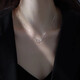 Pt950 platinum necklace for women, I will have you for the rest of my life, diamond clavicle chain, Xia 520, as a Chinese Valentine's Day gift for my girlfriend, Platinum necklace for the rest of my life, I will have you.