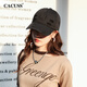 CACUSS baseball cap men's four-season soft top ripped baseball cap women's trendy fashion sun protection hat casual outdoor sun hat