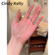 Cindy Kelly light luxury silver necklace for women, high-end, exquisite and practical, heart-shaped clavicle chain for wife, wedding anniversary birthday gift for girls, water drop pendant necklace, practical and high-end for wife and girlfriend