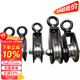 Mihong Mini Pulley Lifting Labor-Saving Fitness Pulley Cable Suspension Line Greenhouse Bearing Ring Moving Ball 0.T (400Jin Jin is equal to 0.5kg) suitable for 3-1mm rope