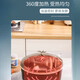 Machine de yogourt de ménage Zhechu 5 litres grande capacité avec tasse divisée Commercial entièrement automatique de fermentation automatique de riz vin de fermentation multifonction machine de fermentation bleue + 304 doublure intérieure + couverture intérieure + 150